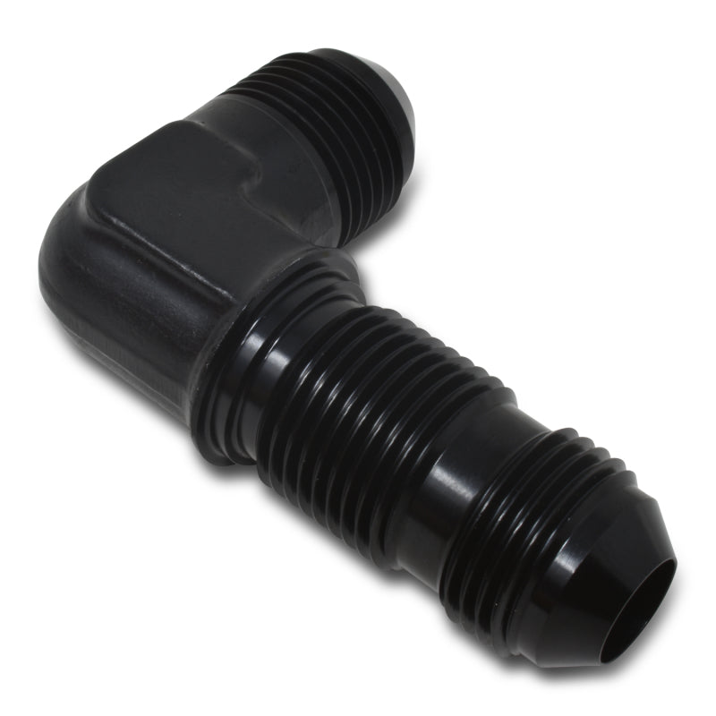 Russell Performance -6 AN 90 Degree Flare Bulkhead (Black) Fittings Russell