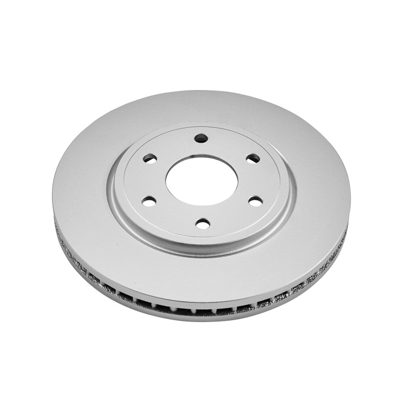 Power Stop 05-18 Nissan Frontier Front Evolution Geomet Coated Rotor Brake Rotors - OE - Cryo PowerStop