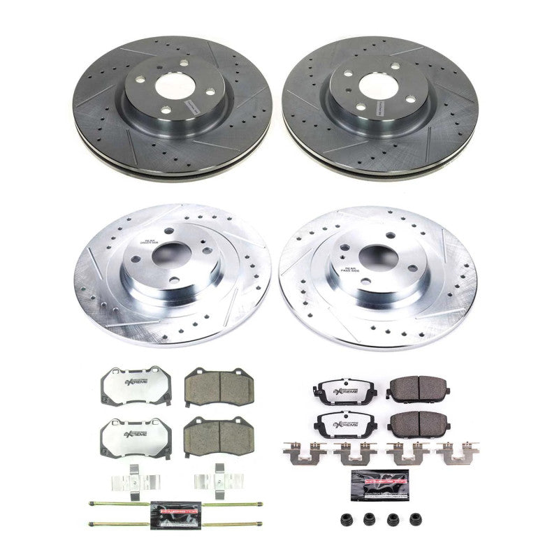 Power Stop 16-22 Mazda MX-5 Miata Front & Rear Z26 Street Brake Kit Brake Kits - Performance D&S PowerStop