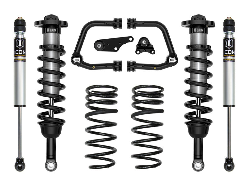 ICON 2024 Toyota Land Cruiser 250 Series Stage 2 Tubular Suspension System, 1.25-3in Lift Coilovers ICON