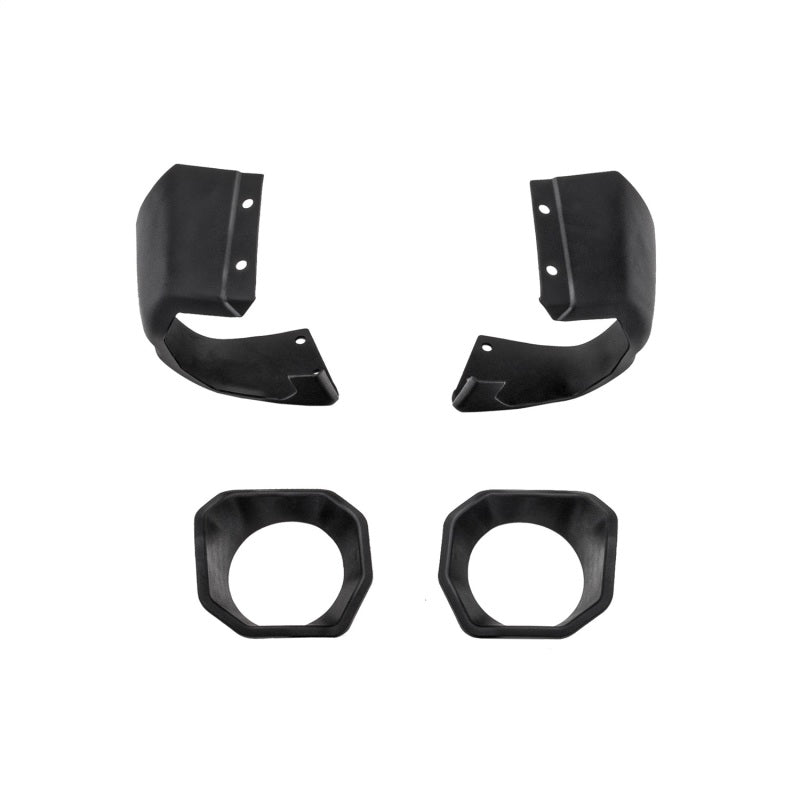 Rugged Ridge Jeep 19-22 Wrangler JL/20-22 Gladiator Venator Front Bumper Stubby Ends - Black Bumper Accessories Rugged Ridge