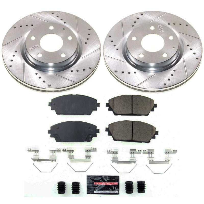 Power Stop 19-23 Mazda 3 Front Z23 Evolution Brake Kit Brake Kits - Performance D&S PowerStop