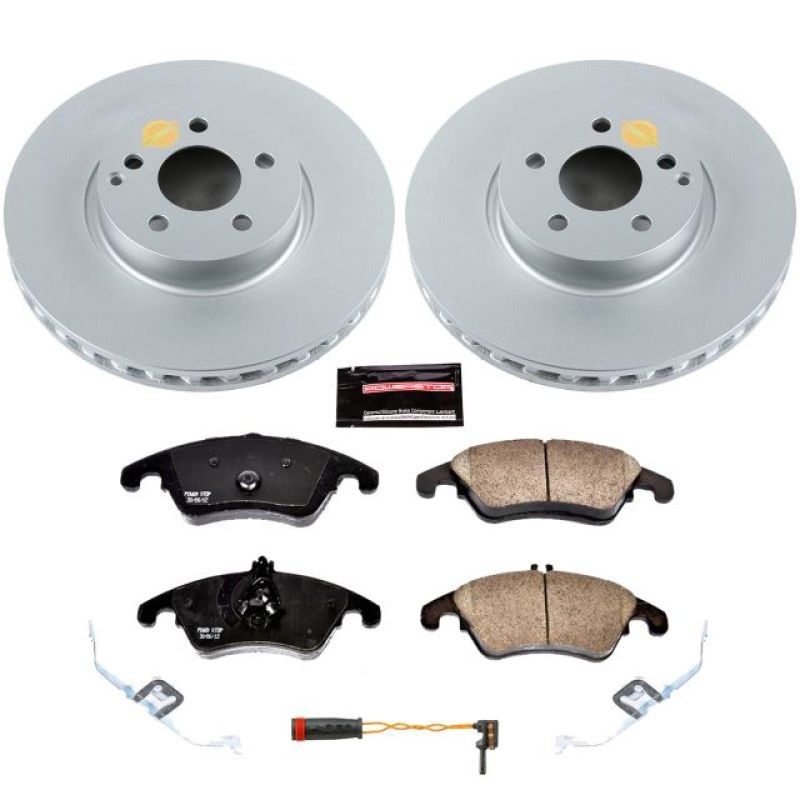 Power Stop 13-14 Mercedes-Benz C300 Front Z23 Evolution Sport Coated Brake Kit Brake Kits - Performance D&S PowerStop