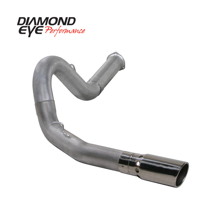 Diamond Eye KIT 5in DPF-BACK Single AL 07.5-08 CHEVY 6 6L 2500/3500 BPCKGD BX46X14X14OD EL-PL DPF Back Diamond Eye Performance