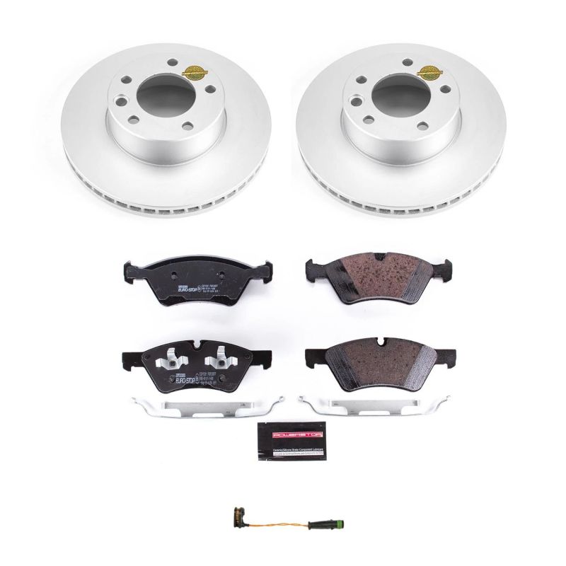 Power Stop 05-10 Mercedes-Benz G55 AMG Front Euro-Stop Brake Kit Brake Kits - OE PowerStop