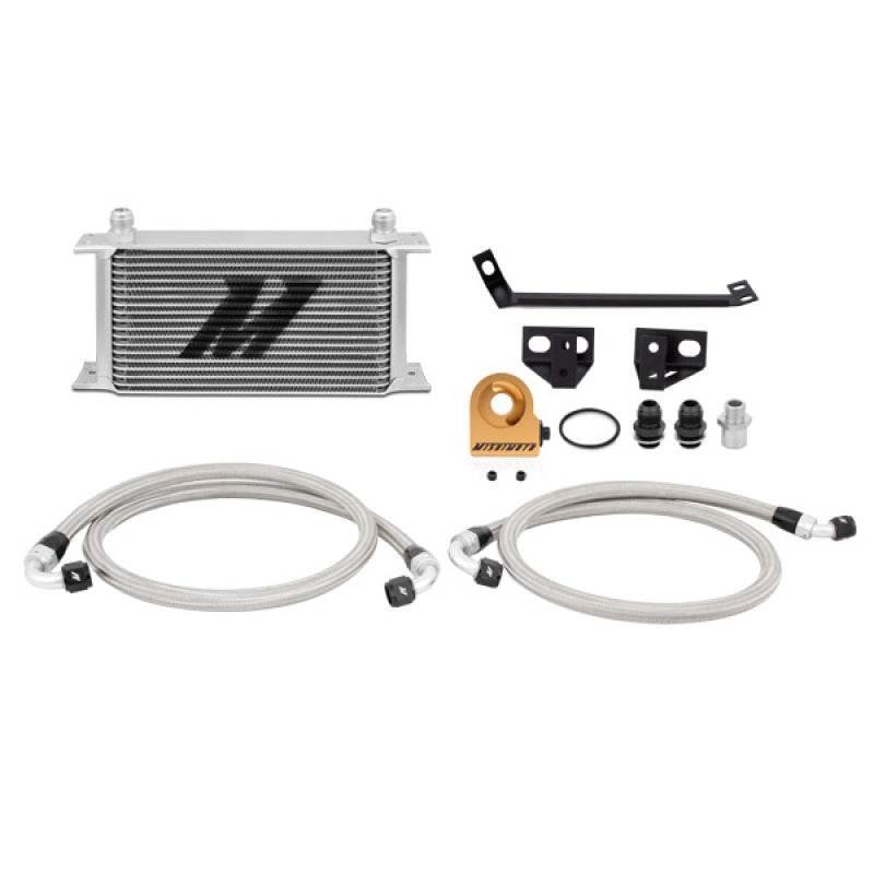 Mishimoto Ford Mustang EcoBoost Thermostatic Oil Cooler Kit Oil Coolers Mishimoto