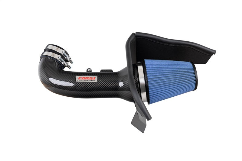 Corsa 16-24 Chevrolet Camaro SS 6.2L V8 Carbon Fiber Open Element Air Intake - Oiled Cold Air Intakes CORSA Performance
