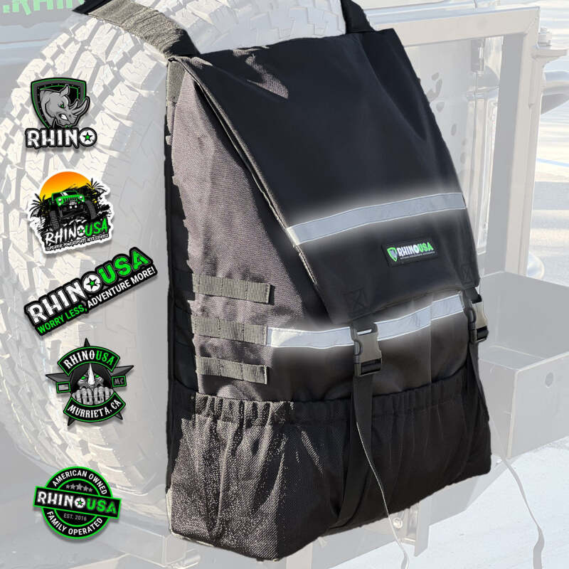 Rhino USA Spare Tire Trash Bag - Black Tool Storage Rhino USA