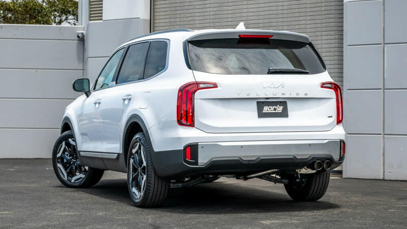 Borla 20-22 Hyundai Palisade/2023 Kia Telluride 3.8L V6 S-Type Axle-Back Exhaust w/ Black Chrome Tip Axle Back Borla