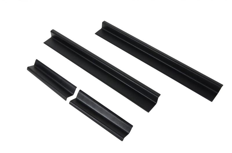 Kentrol 07-18 Jeep Wrangler JK Entry Guards 4 Pieces 4 Door - Textured Black Doors Kentrol