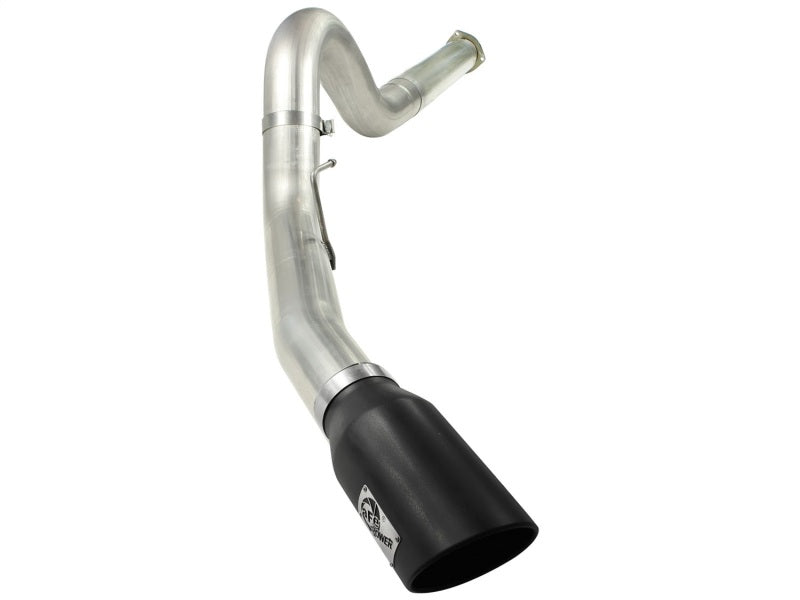 aFe MACHForce XP 5in DPF-Back Stainless Steel Exhaust , Blk, Ford Diesel Trucks 11-14 V8-6.7L td DPF Back aFe