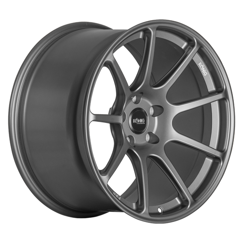 Konig Forged F5R 18x8.5 5x114.3 ET35 Ash Silver Wheel (Knurled Bead) Wheels - Forged Konig