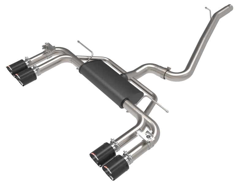 aFe MACHForce XP 3in-2.5in 304SS Exhaust Cat-Back 15-20 Audi S3 L4-2.0L (t) - Carbon Tips Catback aFe