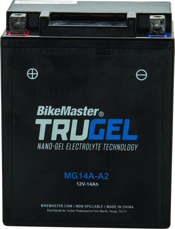 BikeMaster TruGel Battery - MG14A-A2 Batteries BikeMaster