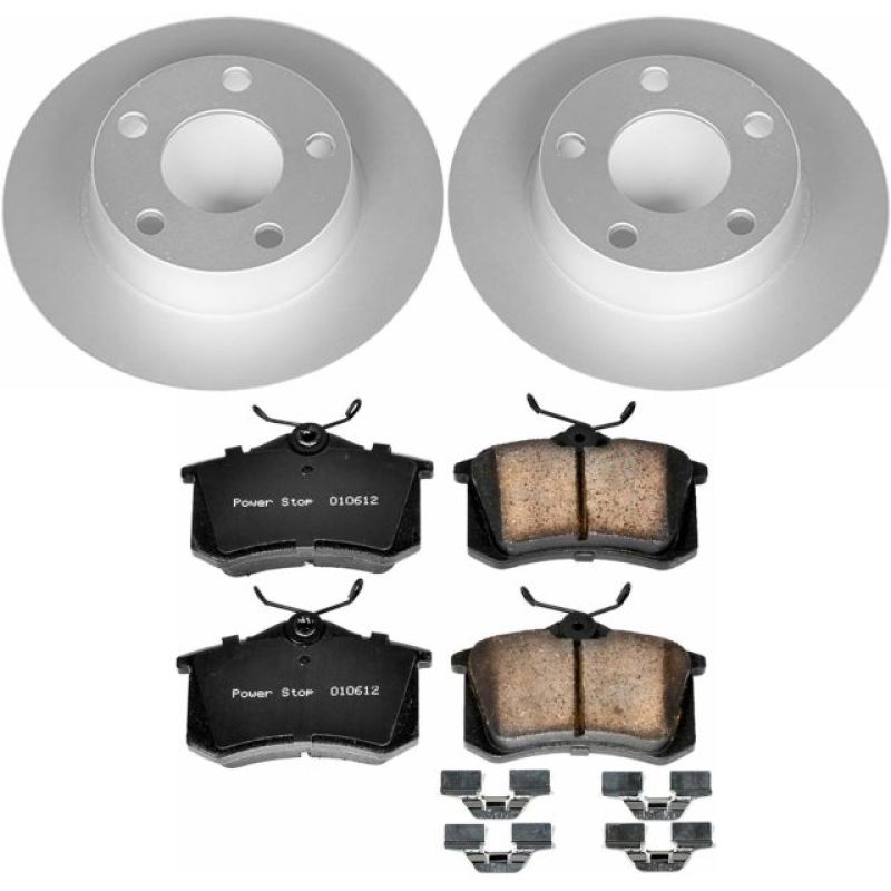 Power Stop 01-05 Audi Allroad Quattro Rear Z23 Evolution Sport Coated Brake Kit Brake Kits - Performance D&S PowerStop