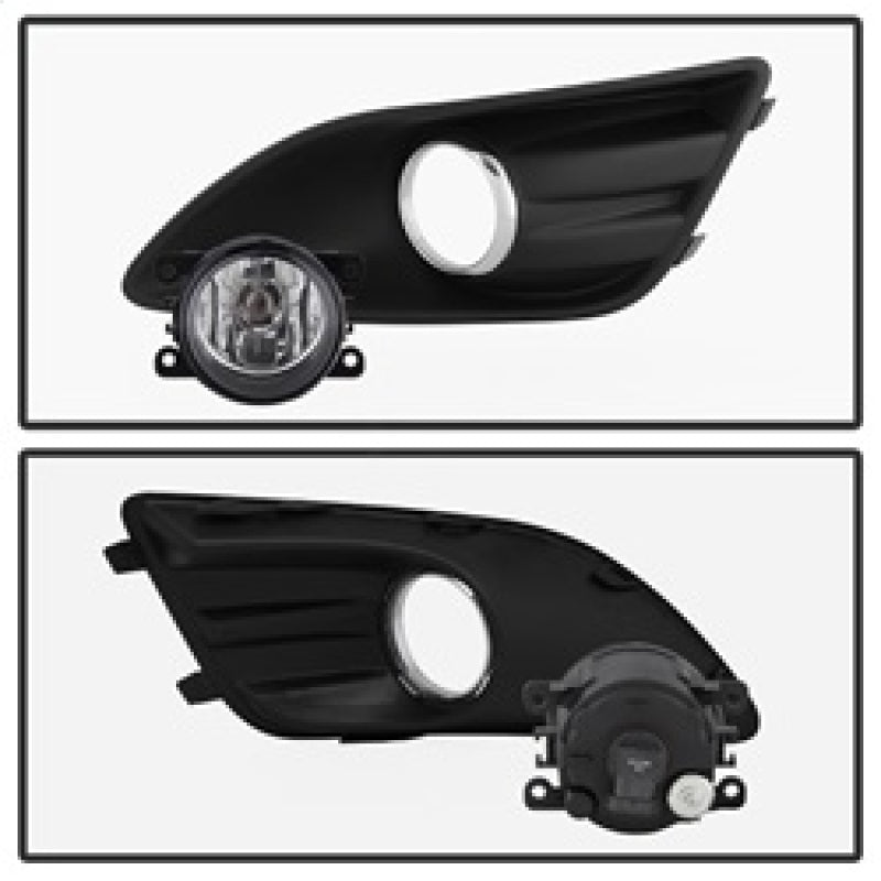 Spyder Ford C-Max 2013-2015 OEM Fog Light W/Universal Switch- Clear FL-FCMAX2013-C Fog Lights SPYDER