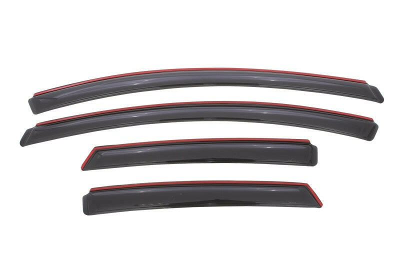 AVS 12-18 Ford Focus Ventvisor In-Channel Front & Rear Window Deflectors 4pc - Smoke Wind Deflectors AVS