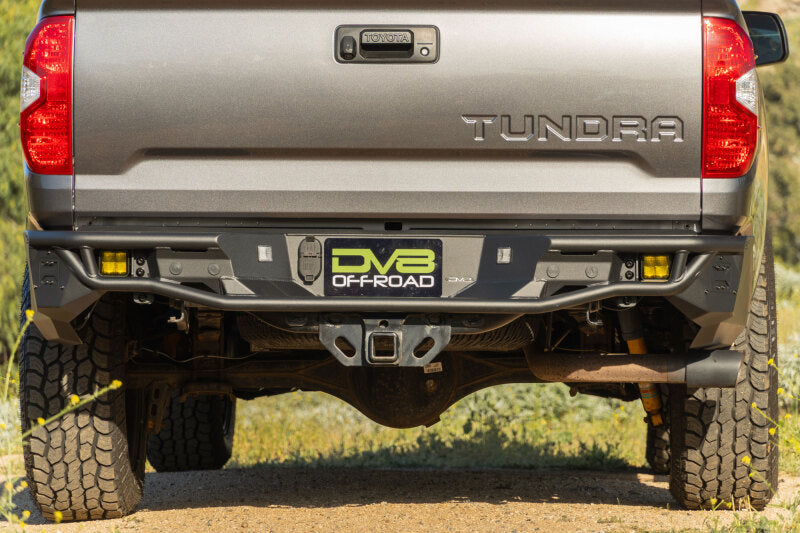 DV8 2014-2021 Toyota Tundra Tube Rear Bumper Bumpers - Steel DV8 Offroad