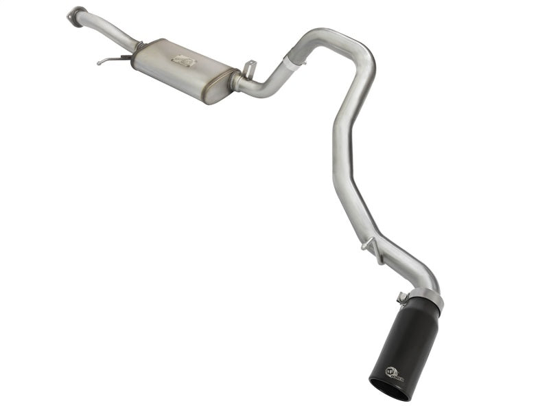 aFe MACHForce XP 2-1/2in SS-304 Cat-Back Exhausts w/ Black Tip 02-16 Nissan Patrol (Y61) I6-4.8L Catback aFe
