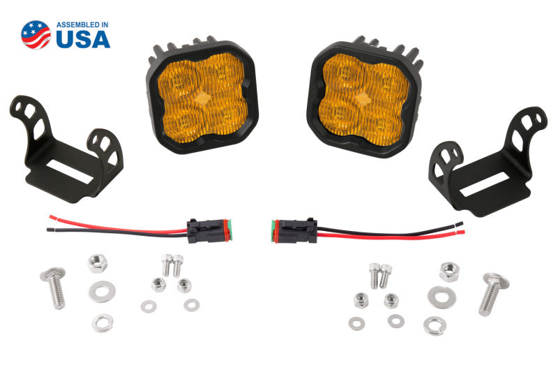 Diode Dynamics SS3 Max ABL - Yellow SAE Fog Standard (Pair) Light Accessories and Wiring Diode Dynamics