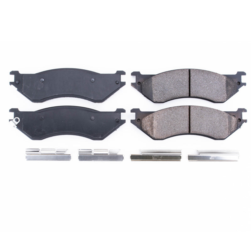 Power Stop 97-02 Ford Expedition Front or Rear Z17 Evolution Ceramic Brake Pads w/Hardware Brake Pads - OE PowerStop