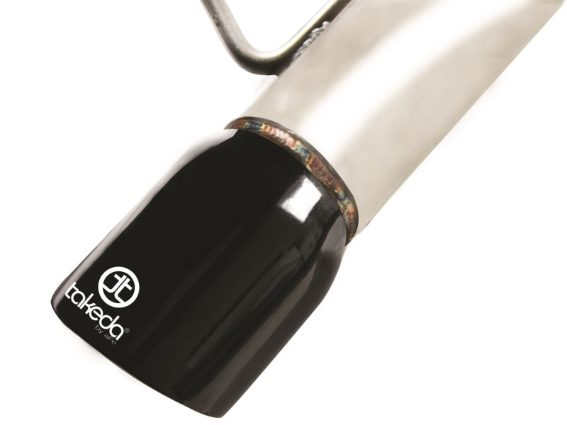 aFe Takeda Exhaust Cat-Back 304 Stainless Steel 11-14 Nissan Juke L4 1.6L (t) Black Tip Catback aFe