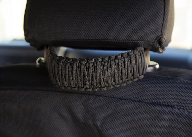 Rugged Ridge Paracord A-Pillar/Seat Mnt Hdle Black 07-18 Jeep Wrangler JK Dash & Interior Trim Rugged Ridge