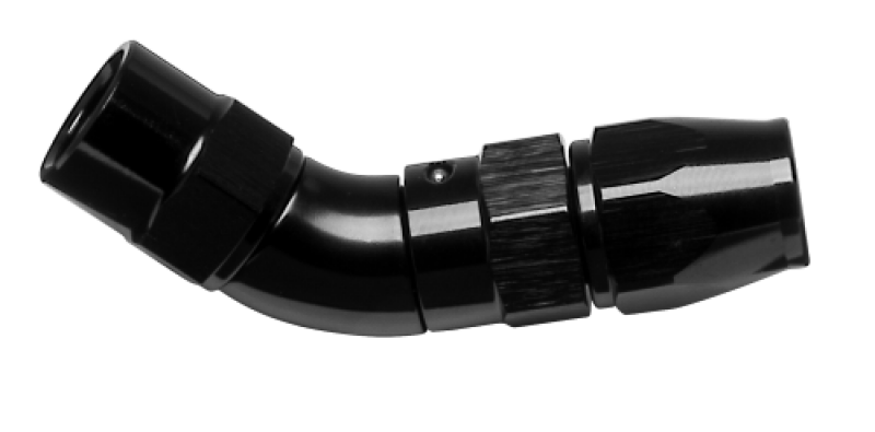 Vibrant -3AN 60 Degree High Flow Hose End Fitting for PTFE Lined Hose - Aluminum Fittings Vibrant