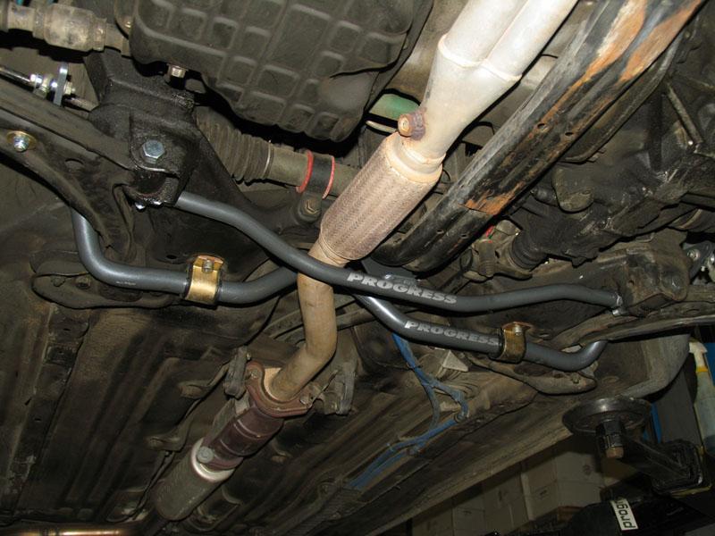 Progress Tech 91-94 Nissan Sentra Front Sway Bar w/ Adj. End Links (30 mm - Adjustable) Sway Bars Progress Technology