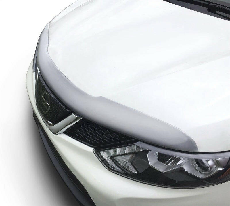 AVS 14-18 Nissan Rogue (Excl. Sport Model) Aeroskin Low Profile Hood Shield - Chrome Hood Deflectors AVS