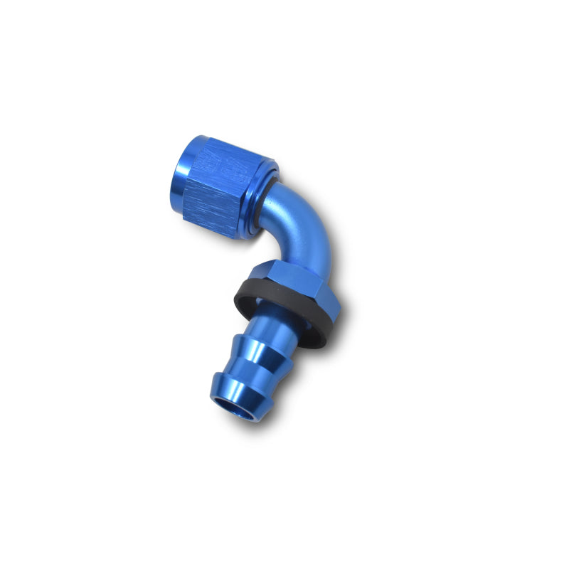 Russell Performance -4 AN Twist-Lok 90 Degree Hose End (Blue) Fittings Russell