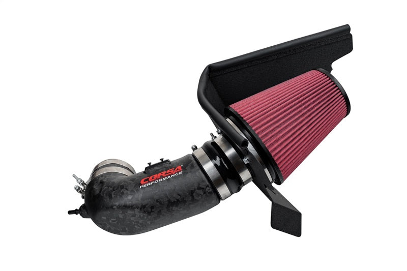 Corsa 17-24 Chevrolet Camaro ZL1 Matte Forged Carbon Fiber Air Intake w/ DryTech 3D Filter Cold Air Intakes CORSA Performance