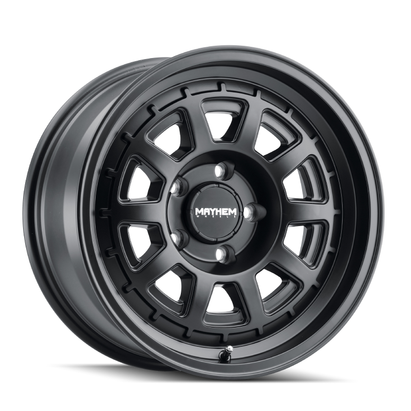 Mayhem 8303 Voyager 18x9 / 6x139.7 BP / 0mm Offset / 106mm Hub Matte Black Wheel Wheels - Cast Mayhem