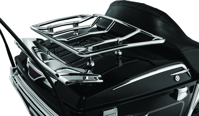 Kuryakyn Multi-Rack Adjustable Trunk Luggage Rack Chrome Cargo Organization Kuryakyn