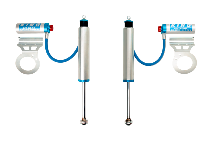 King Shocks 2014+ Ram 2500 4WD Front 2.5 Dia Piggy Hose Shock w/Adjuster (Pair) Shocks and Struts King Shocks