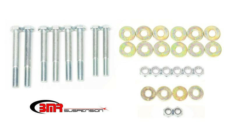 BMR 91-96 B-Body Control Arm Hardware Kit Rear Upper And Lower - Zinc plated Control Arms BMR Suspension