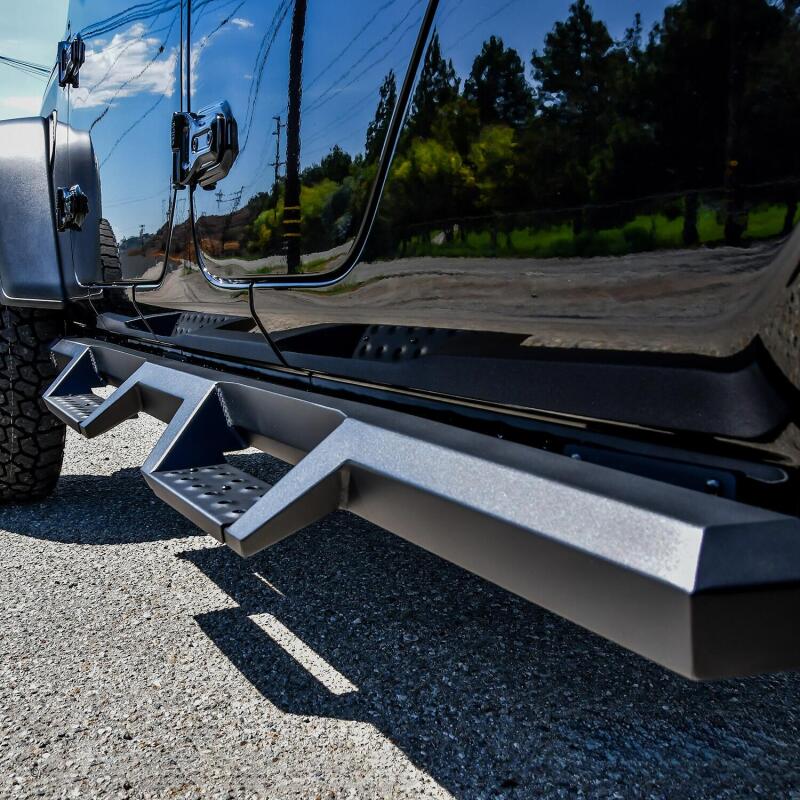 Westin 2020 Jeep Gladiator HDX Drop Nerf Step Bars - Textured Black Nerf Bars Westin