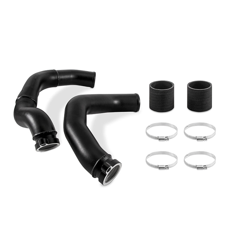 Mishimoto 2015+ BMW F8X M3/M4 Charge Pipe Kit - Wrinkle Black Intercooler Pipe Kits Mishimoto