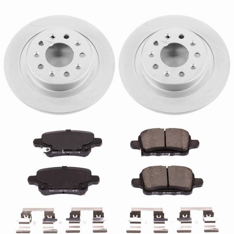 Power Stop 2019 Buick LaCrosse Rear Z23 Coated Brake Kit Brake Kits - Performance D&S PowerStop