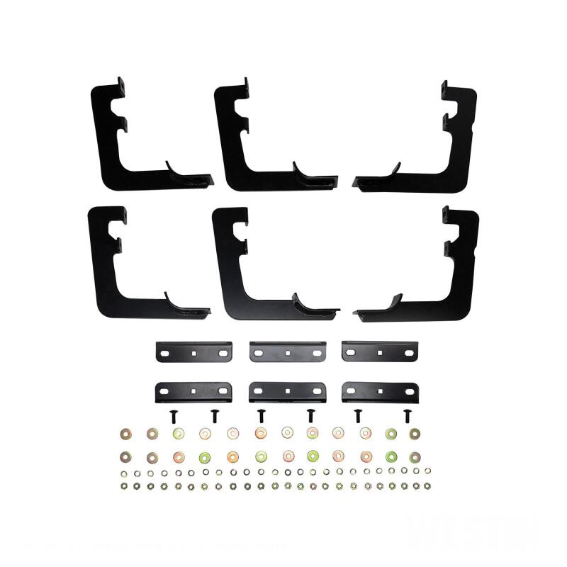 Westin 19 Ram 1500 Quad/Crew Cab (Ex. Classic) Premier Oval Nerf Step Bar Mount Kit - Black Hardware Kits - Other Westin