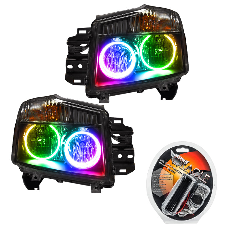 Oracle 08-15 Nissan Titan SMD HL - ColorSHIFT Headlights ORACLE Lighting