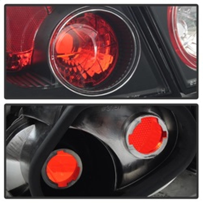 Spyder Toyota Corolla 03-08 Euro Style Tail Lights Black ALT-YD-TC03-BK Tail Lights SPYDER