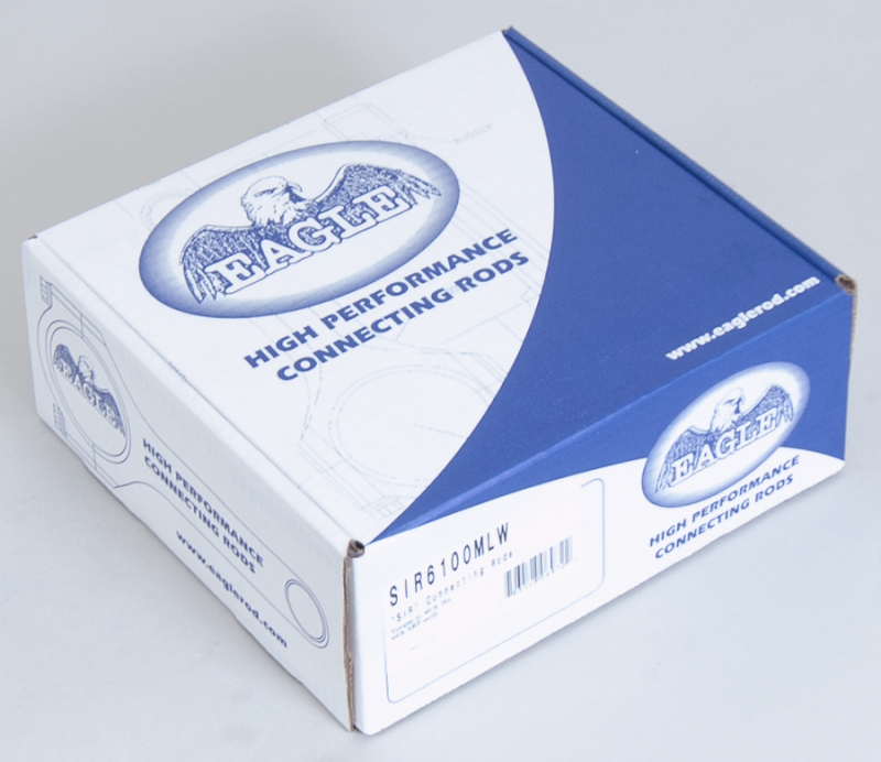 Eagle Chevrolet LS-Series I-Beam Connecting Rod 6.100in w/ 3/8in ARP 8740 (Set of 8) Connecting Rods - 8Cyl Eagle