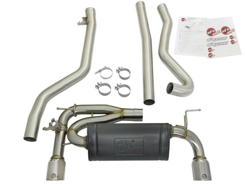 aFe POWER MACH Force-Xp 16-17 BMW 340i/340ix/ 3.0L 304 SS Cat-Back Exhaust System Catback aFe