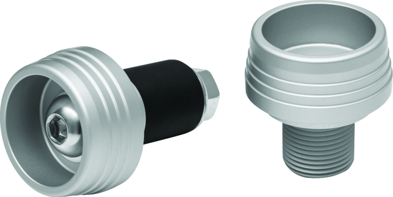 Kuryakyn Lodestar Front Axle Slider Silver Hardware - Singles Kuryakyn