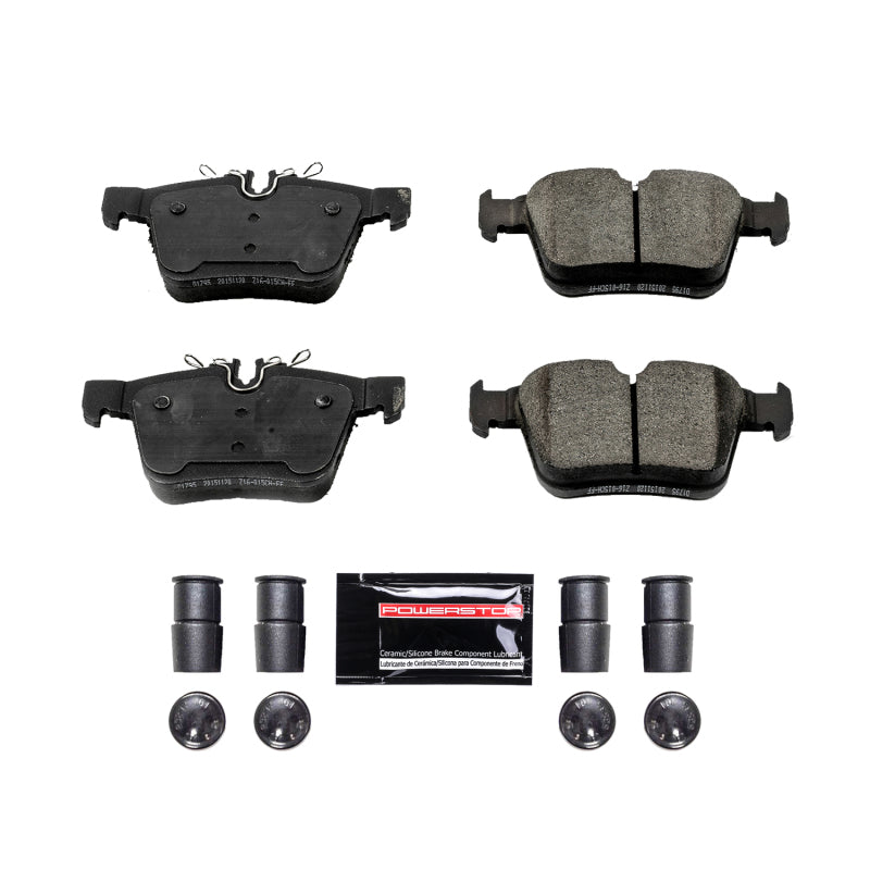 Power Stop 15-19 Mercedes-Benz C300 Rear Z23 Evolution Sport Brake Pads w/Hardware Brake Pads - Performance PowerStop