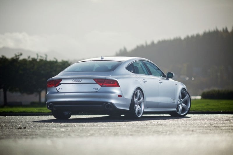 AWE Tuning Audi C7 A7 3.0T Touring Edition Exhaust - Dual Outlet Chrome Silver Tips Catback AWE Tuning