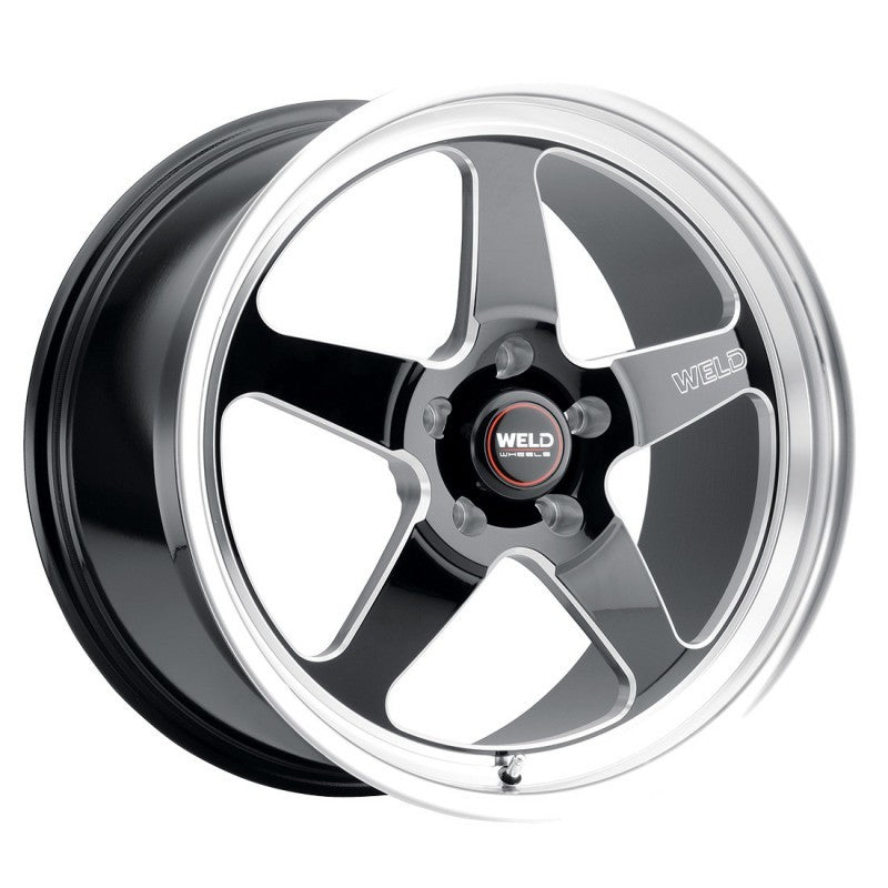 Weld S155 18x8 Ventura Drag 5x120 ET15 BS5.1 Gloss BLK MIL DIA 78.1 Wheels - Cast Weld