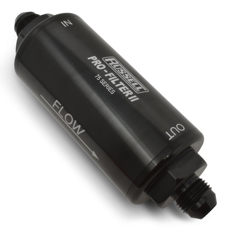 Russell 6An 40 Micron Filter Assembly 75 Series Pro-Filter 2 Fuel Filters Russell