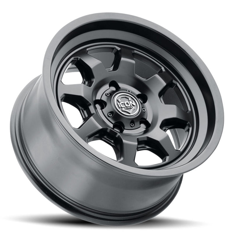 ICON Nuevo 17 X 8.5 5 X 4.5 0mm Offset 4.75in BS Satin Black Wheels - Cast ICON